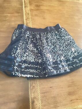 Justice Sequined Black girls Skort